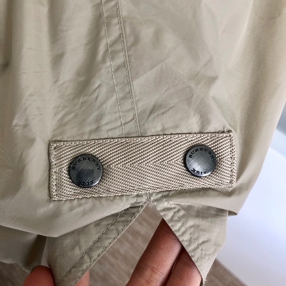 $1680 Burberry Brit trench rain check coat Sz 8 - Picture 5 of 10
